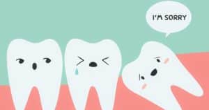 Wisdom Teeth Removal Recovery Cartoon