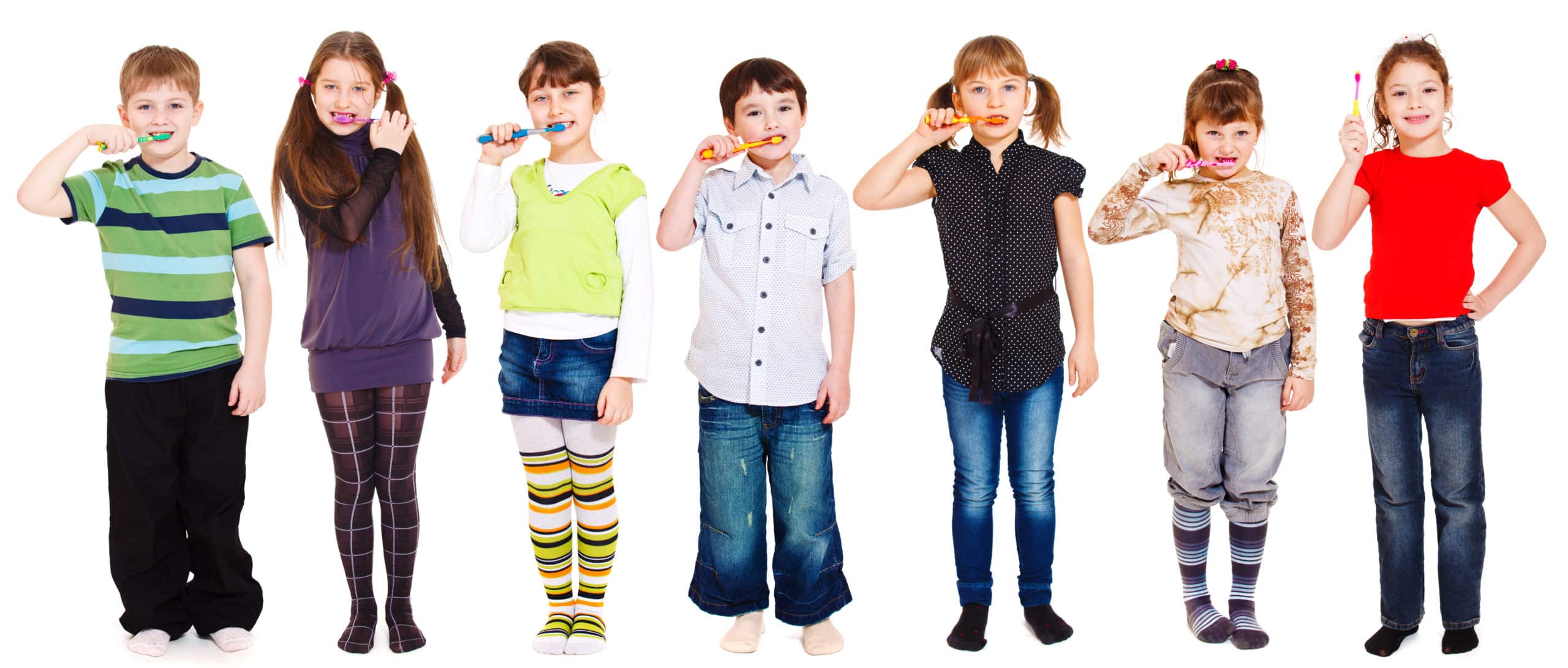 Children brushing their teeth Pleasant View UT Mountain View Dental